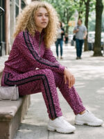 Trening Dama Ambya Roz cu Animal Print - imagine 4