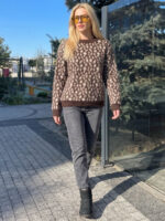 Pulover Tricotat Valder Maro - imagine 2